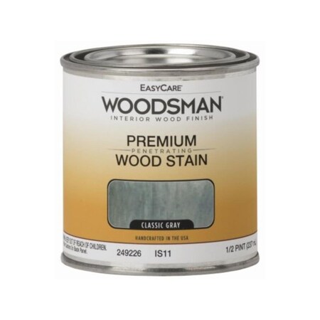 Gourmetgalley 0.5 Pint Woodsman Oil Base Interior Stain, Classic Gray GO3842844